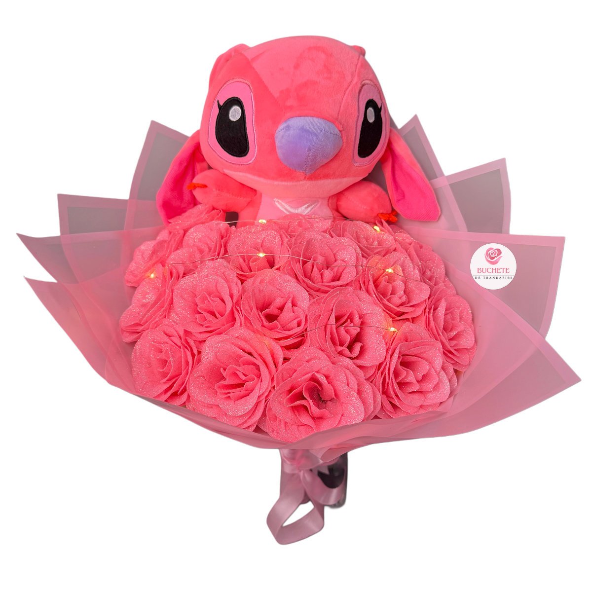 Buchet-flori-sapun-stitch-1 Buchet flori sapun Stitch Roz