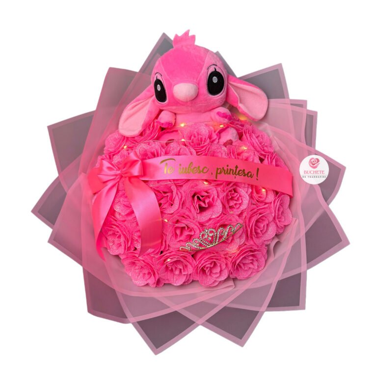 Stitch Roz Buchet de flori