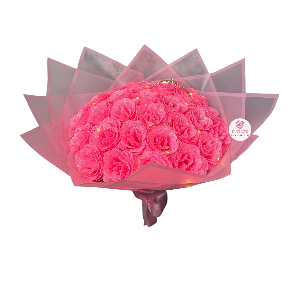 Buchet-trandafiri-de-sapun-cu-sclipici-1 Buchet trandafiri de sapun cu sclipici