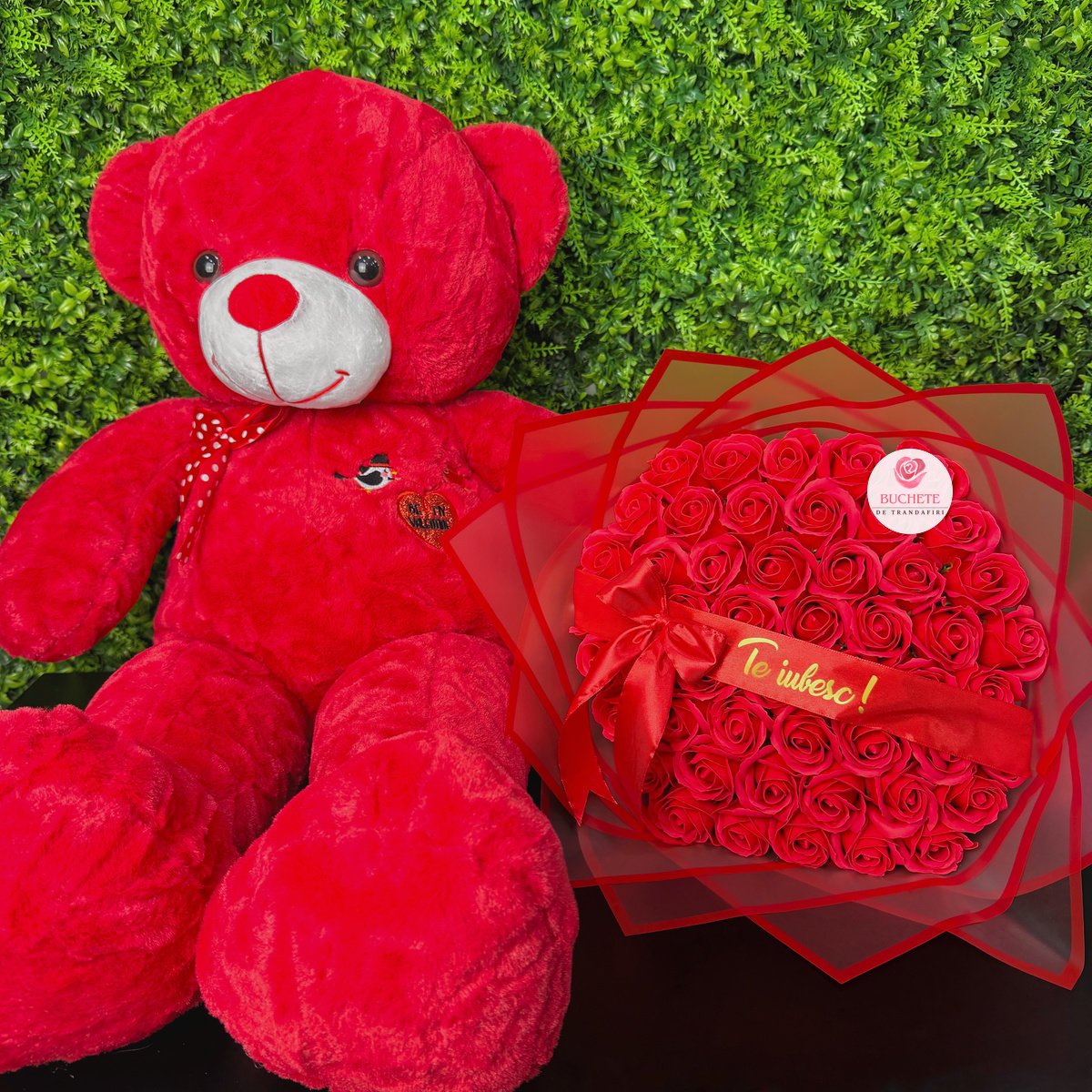 Cadou iubita Urs de plus