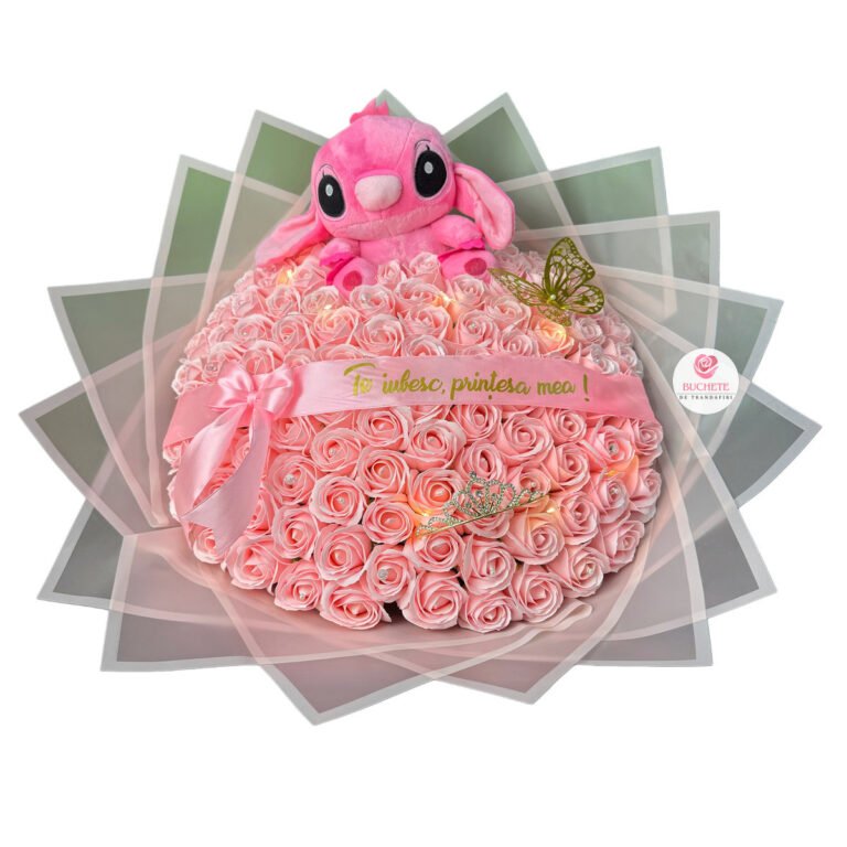 Stitch 101 Trandafiri Roz